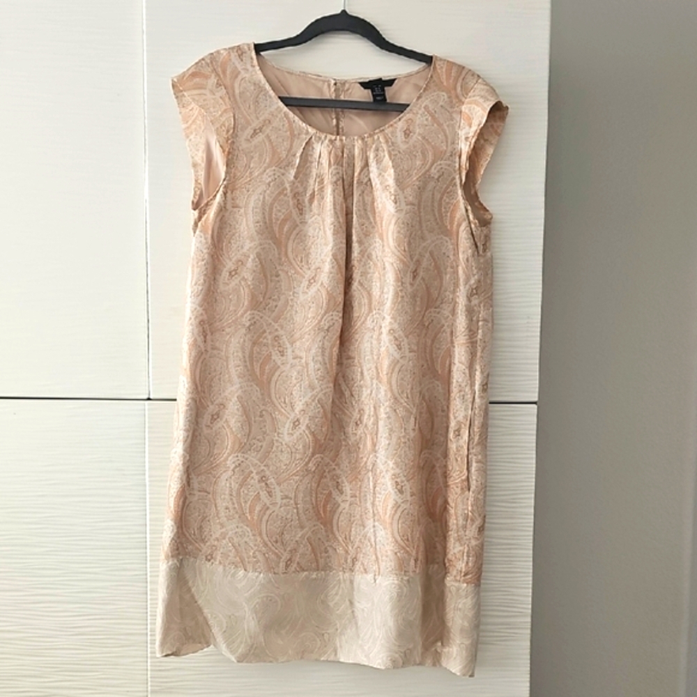 H&M Cream Paisley Mini Dress